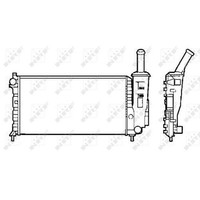 NRF 58273 KüHler MotorküHler WasserküHler MotorküHlung