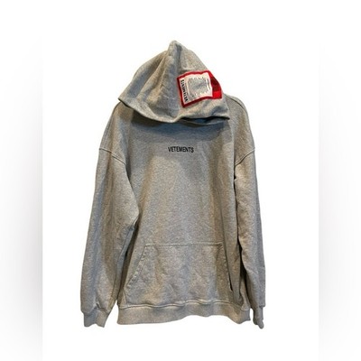 Vetements Limited Edition Graphic Print HoodieSize: M