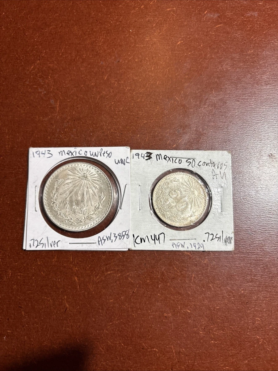 50 Centavos 1943 Year Mexican Coins (1905-Now) for sale | eBay