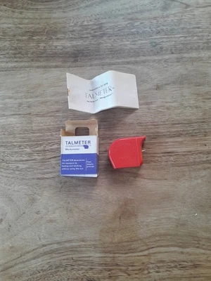 TAPEMEASURE Vintage Maßband T A Ljungberg Talmeter Markometer wie Hulstafors (rot)