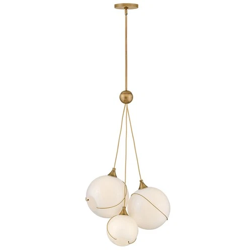 Hinkley Lighting 30304 Skye 3 Light 18"W Multi Light Pendant - Brass - Picture 2 of 12