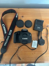 Canon EOS 600D DSLR Camera + 18-55mm Lens Battery Charger SD Card