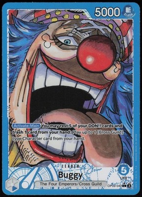 One Piece Emperors in the New World Buggy Alt Art OP09-042 NM english
