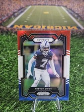 2023 Panini Prizm - Trevon Diggs #82 Red White & Blue Prizm