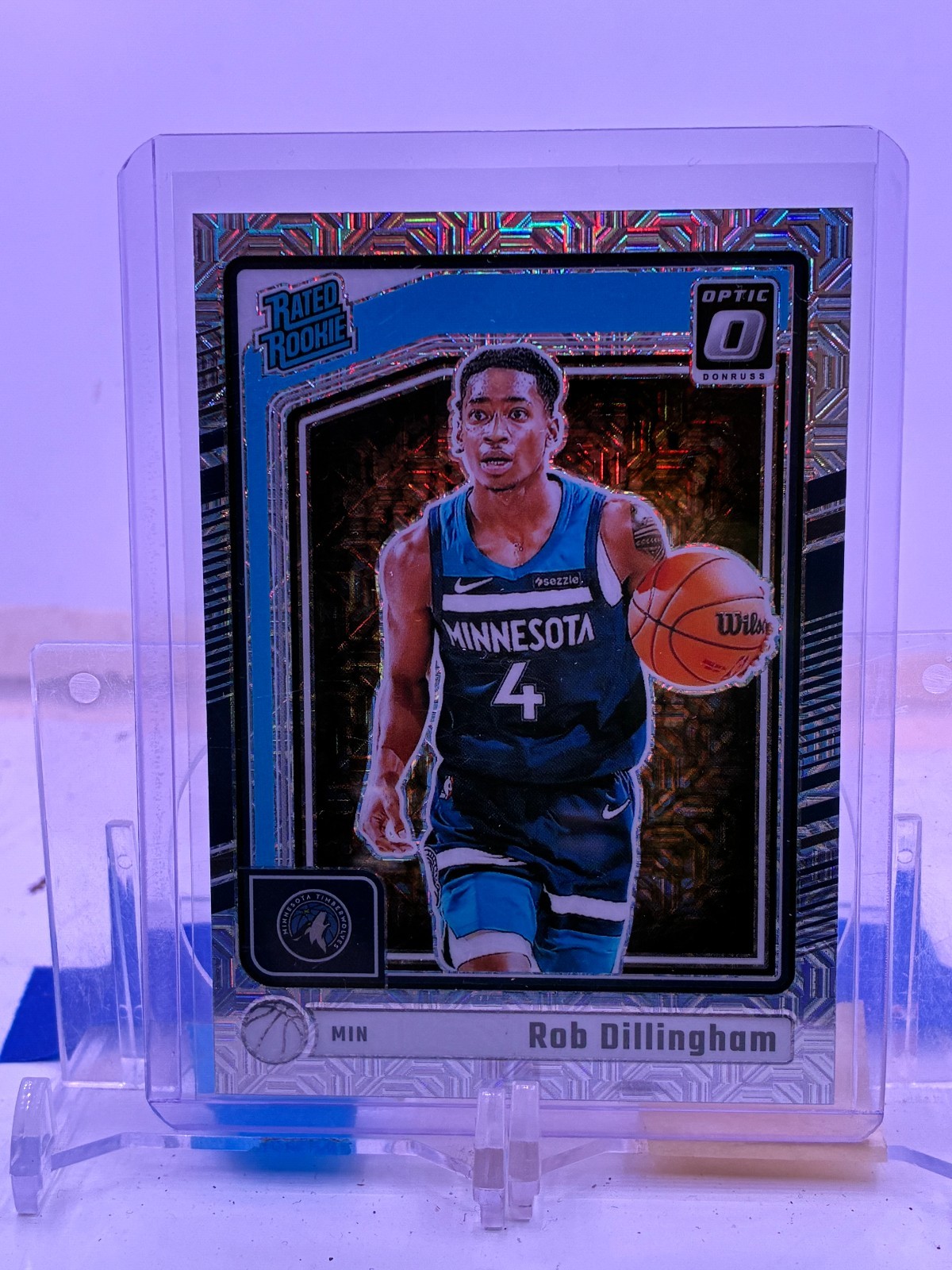 2024-25 Panini Donruss Optic Choice Prizm Rated Rookie #259 Rob Dillingham