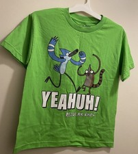 Cartoon Network - Regular Show Green Shirt (L) - RARE
