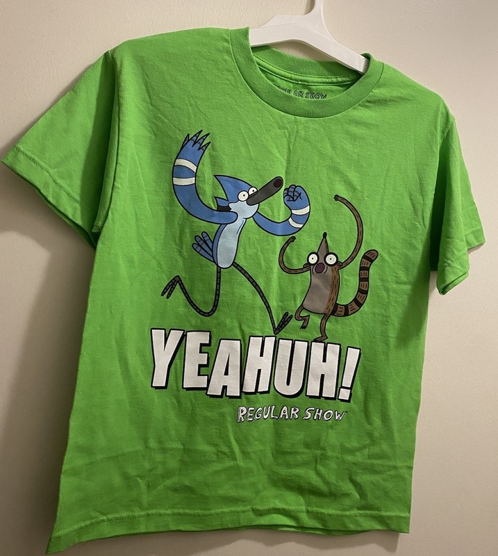 Cartoon Network - Regular Show Green Shirt (L) - RARE