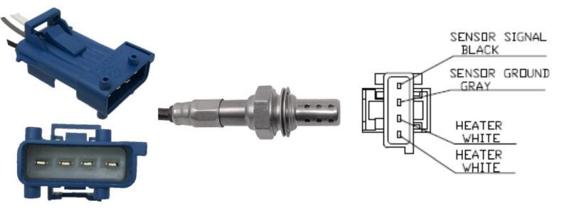 Pre Cat Lambda Sensor for Citroen Xsara 2.0 16V RFN(EW10J4) 2000-2005 Intermotor