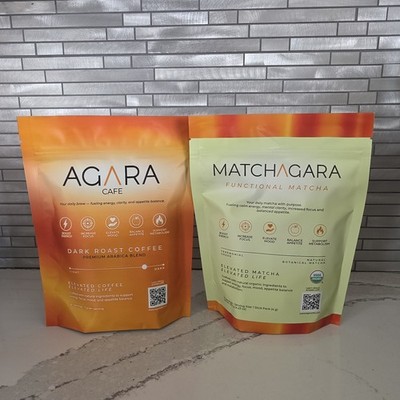 AGARA CAFE Dark Roast Coffee & MATCHAGARA Matcha Weight Management Supplement