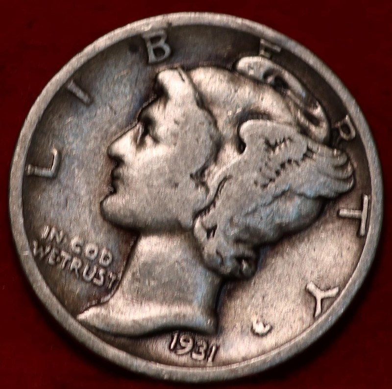 1931-D Denver Mint Silver Mercury Dime