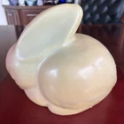 Charming Signed Van Briggle Soft Brown Satin Pottery Bunny -MCM-Excellent Cond