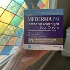 MedermaIntensive Overnight Scar Cream, Works with Skins Nighttime Regeneration