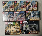 8 LEGO Star Wars Sets 75449 75359 75373 75431 75324 Battle Pack Lot