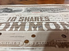 1908 Missouri Kansas & Texas Railway Company 10 Shares Stock Certificate — photo 4