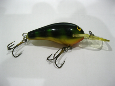 Custom Painted Rapala Wood Fat Rap,FR-5,Silent, Cheap Glass