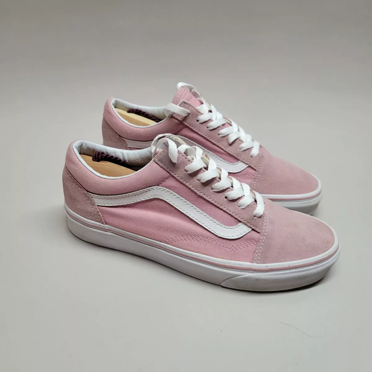 analoog Trein nog een keer Vans Old Skool Blushing/True White Skate Shoes Size 7 Womens, 5.5 Mens Pink  | eBay