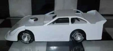 WHITE BLANK 1/32 PULL BACK DIRT LATE MODEL DIECAST CAR