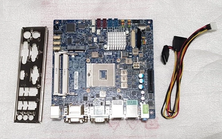 Intel QM67 Mini-ITX Motherboard with DC-in HDMI Dual LAN Socket G2 NAS Firewall - Image 2 of 4
