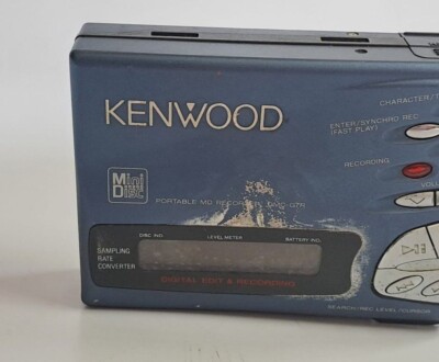 KENWOOD　DMC-G7R Kenwood Portable Minidisc DMC G7R MD Recorder Japan | eBay