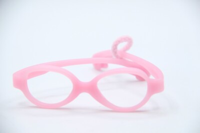 NEW MIRAFLEX BABY ZERO PINK AUTHENTIC DESIGNER FRAMES EYEGLASSES 31-15
