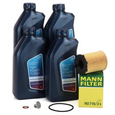 4L ORIGINAL 5W30 LL-04 + MANN Ölfilter für MINI R56 R55 ONE D / COOPER D 9HZ