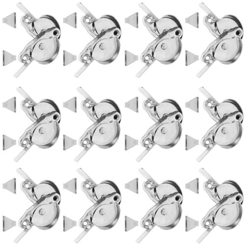12 Sets Child Safety Window Security Lock Window Lock Horizontal Sliding Window - Picture 7 of 12