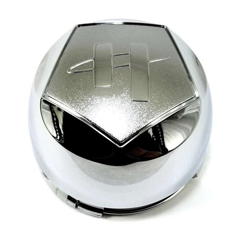 NUEVO Tapacubos centrales de rueda Helo cromados 3,50" HE789 Skid 791 Maxx 5x5/135/4,75 789K88 Foto 2 de 4