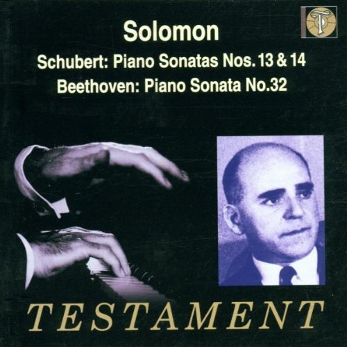 SOLOMON Piano Sonatas Nos. 13, 14 and 32 (Solomon) (CD) Album