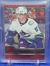 2021-22 Upper Deck Skybox Metal Universe Red Vasily Podkolzin / 50 Canucks 