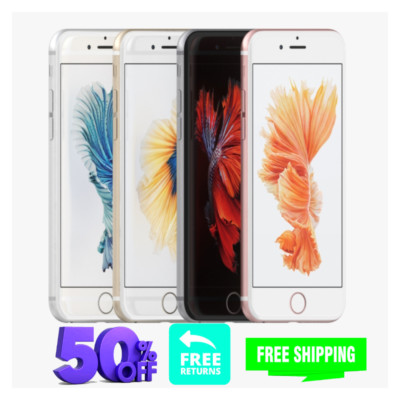 Apple iPhone 6s Unlocked 16GB/32GB/128GB - Rose Gold/Gold, Fair Condition