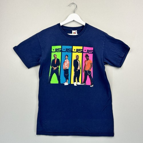 JLS 2012 Summer Tour T Shirt Womens Small Blue Graphic Print 100% Cotton