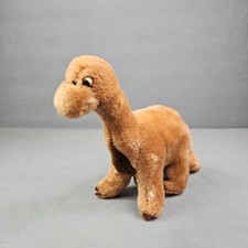 Vtg 80s Plush Dinosaur Stuffed Animal Brontosaurus R. Dakin  Co. Korea 1980