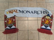 Real Monarchs Scarf NWT White Red Blue USL 2019 RSL