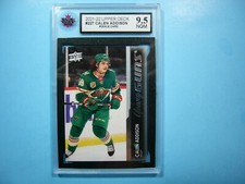 2021/22 UPPER DECK YOUNG GUNS HOCKEY CARD #227 CALEN ADDISON ROOKIE RC KSA 9.5