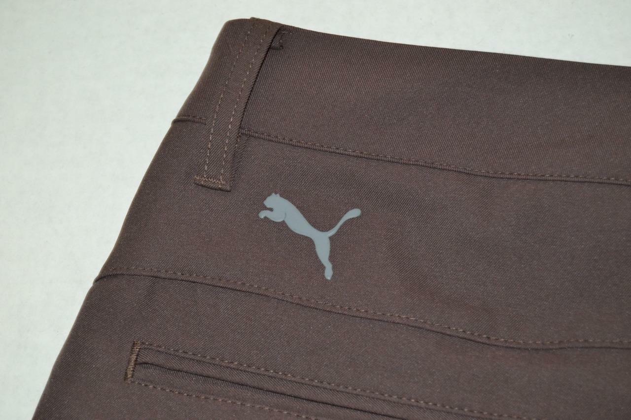 brown puma golf pants