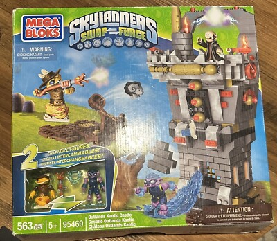 NEW Mega Bloks Skylanders Swap Force Outlands Kaotic Castle 95469 RARE Open Box