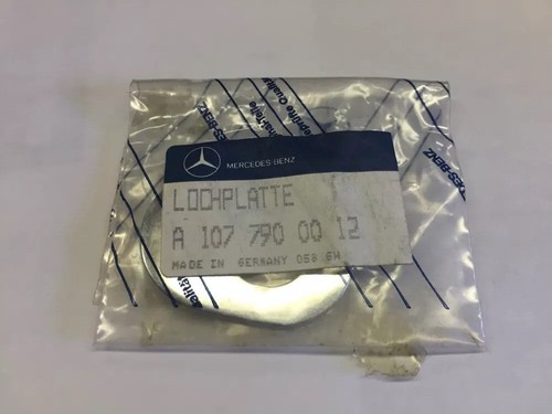 Mercedes-Benz 380Sl 450SL 500SL Lochplatte A1077900012 NOS - Bild 1 von 4