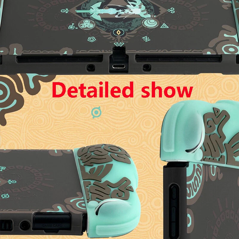 Luminous Protective Case for Nintendo Switch OLED 2021 Ergonomic Design Zelda - Image 3 of 4