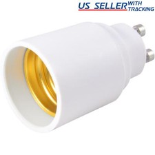 5-pack Light Bulb Socket Adapter GU10 GU-10 to Standard US E26 Medium Base 5X