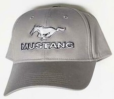 Ford Mustang Pony Gray Cotton Hat