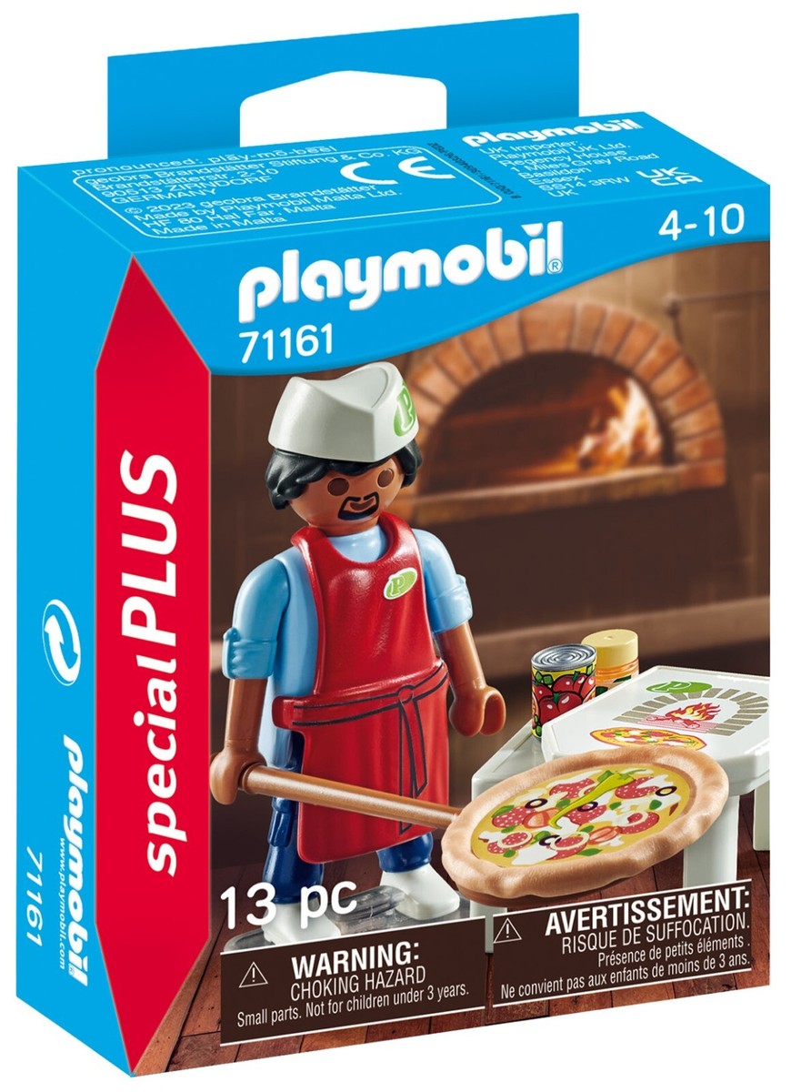 Playmobil Pizza Chef Figure Set 71161 NIP! | eBay