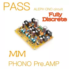 PASS ALEPH ONO MM Phono Pre- Amplifier(RIAA)  DIY KIT & Finished Board