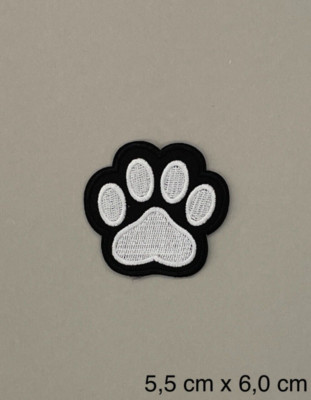 Bügelbild, Patch, Aufnäher, Aufbügler, Flicken TIERE/HUND/PFOTE/TATZE/PAW