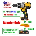 1x Adaptor for RIDGID 18v Battery To fits DeWalt 20v MAX XR Type Tool - US STOCK