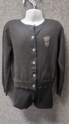 Engelsflügel Flügel Strickjacke schwarz Alter 4-5 Ln141 II 07
