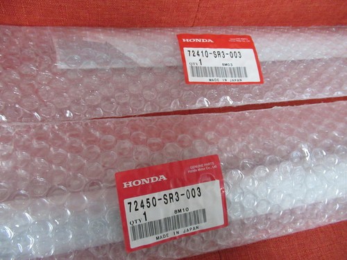 Honda Genuine 92-95 Civic EG Front Window Molding & Clip Set - OEM Si CX DX SiR Windshield Trim