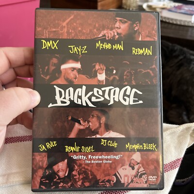 Back Stage DVD Jay Z DMX Method Man Redman Beanie Sigel Chris Fiore