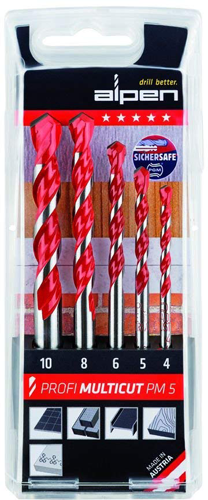 PUNTE SERIE UNIVERSALI PROFI MULTICUT PM5 5PZ ALPEN