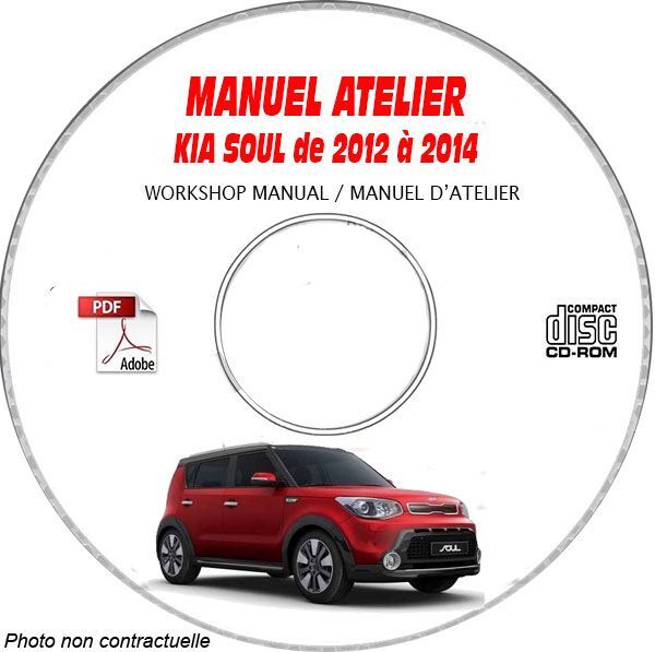 Manuel atelier KIA Soul 12-14 résoudre les pannes électriques sur CD-ROM