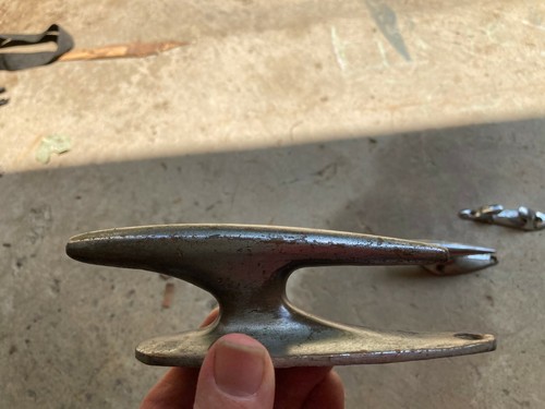 Vintage 6" & 4 & 3" Chrome Streamline Boat Cleats - Chris Craft - Picture 3 of 8